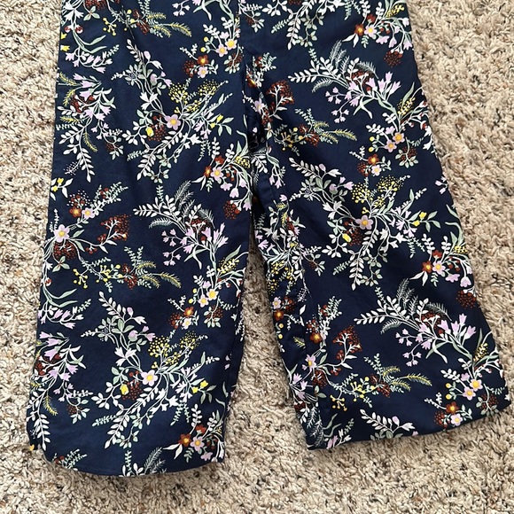 Janie and Jack Floral Ruffle Trim Jumpsuit size 2T - Picture 3 of 6